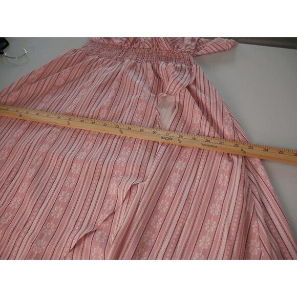 Blooming Jelly Women's Pink Asymmetrical Maxi Dress Size S - Picture 7 of 8